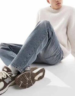 ONLY & SONS Edge Straight Leg Jean In Grey Wash For Men Blue Grey Denim -Modern Clothing Shop 206308738 3