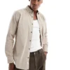 ONLY & SONS Cord Shirt In Beige For Men Silver Lining