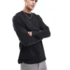 ONLY & SONS Long Sleeve T-shirt In Black For Men