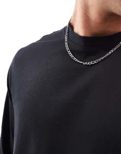 ONLY & SONS Long Sleeve T-shirt In Black For Men -Modern Clothing Shop 206317421 3