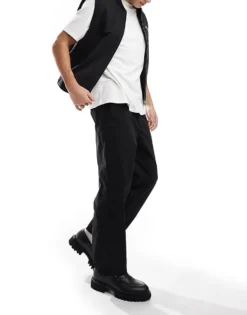 ONLY & SONS Loose Fit Trouser In Black For Men -Modern Clothing Shop 206343764 1 black 1