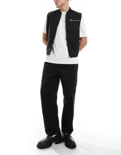 ONLY & SONS Loose Fit Trouser In Black For Men -Modern Clothing Shop 206343764 3