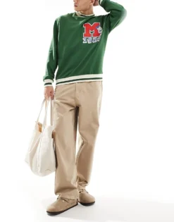 ONLY & SONS Loose Fit Trouser In Light Brown For Men Chinchilla -Modern Clothing Shop 206343765 1 chinchilla 1