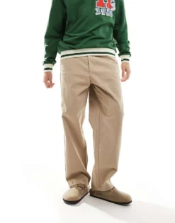 ONLY & SONS Loose Fit Trouser In Light Brown For Men Chinchilla -Modern Clothing Shop 206343765 5