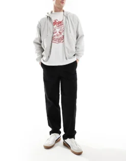 ONLY & SONS Loose Fit Worker Trouser In Black For Men