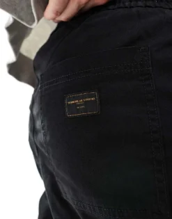 ONLY & SONS Loose Fit Worker Trouser In Black For Men -Modern Clothing Shop 206343766 3