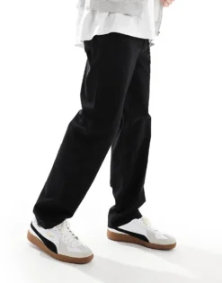 ONLY & SONS Loose Fit Worker Trouser In Black For Men -Modern Clothing Shop 206343766 4
