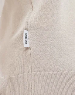 ONLY & SONS High Neck Jumper In Beige For Men Silver Lining -Modern Clothing Shop 206343894 3