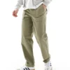 ONLY & SONS Loose Fit Worker Trouser In Light Khaki For Men Mermaid
