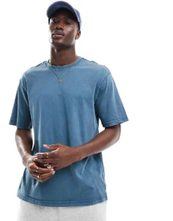 ONLY & SONS Oversized T-shirt In Washed Teal For Men Mallard Blue -Modern Clothing Shop 206437137 1 mallardblue 1