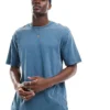 ONLY & SONS Oversized T-shirt In Washed Teal For Men Mallard Blue