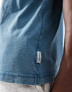 ONLY & SONS Oversized T-shirt In Washed Teal For Men Mallard Blue -Modern Clothing Shop 206437137 4