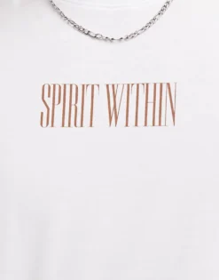 ONLY & SONS Oversize T-shirt With Spirit Back Print In White For Men -Modern Clothing Shop 206531097 3