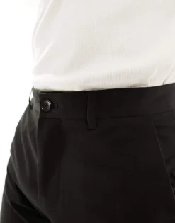 ONLY & SONS Slim Fit Suit Trouser In Black For Men -Modern Clothing Shop 206682267 3