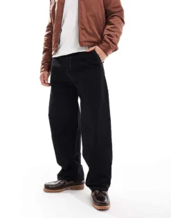 ONLY & SONS Baggy Trouser In Black For Men