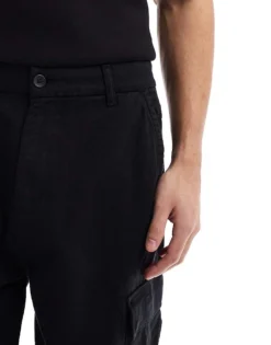ONLY & SONS Loose Cargo Trouser In Black For Men -Modern Clothing Shop 206870560 5