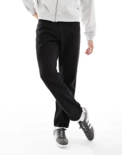 ONLY & SONS Straight Fit Jeans In Washed Black For Men