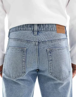 ONLY & SONS Straight Fit Jeans In Light Blue Wash For Men Light Blue Denim -Modern Clothing Shop 206908469 4