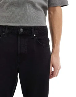 ONLY & SONS Loose Fit Jeans In Washed Black For Men -Modern Clothing Shop 206908526 3
