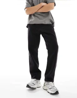 ONLY & SONS Loose Fit Jeans In Washed Black For Men -Modern Clothing Shop 206908526 5