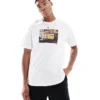 ONLY & SONS T-shirt With Graffiti Photo Print In White For Men Bright White