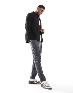 ONLY & SONS Canvas Utility Overshirt In Black For Men -Modern Clothing Shop 206910932 3