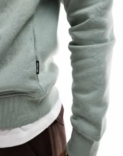 ONLY & SONS Hoodie In Mint Green For Men Chinois Green -Modern Clothing Shop 207277313 4