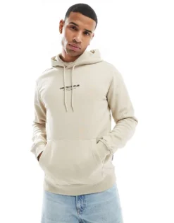 ONLY & SONS Curated Hoodie In Stone For Men Silver Lining