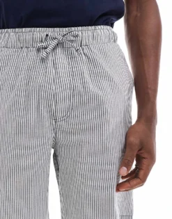 ONLY & SONS Pyjama Set Giftbox With T-shirt & Short In Navy Stripe For Men -Modern Clothing Shop 207429006 3