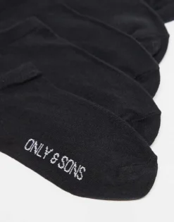 ONLY & SONS 10 Pack Socks In Black For Men -Modern Clothing Shop 207623239 3