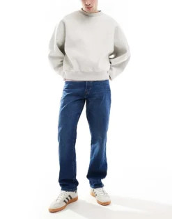 ONLY & SONS Edge Straight Jean In Dark Blue Wash For Men Dark Blue Denim -Modern Clothing Shop 207654697 1 darkbluedenim 1