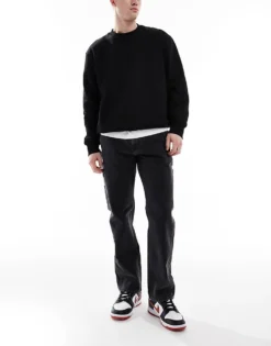 ONLY & SONS Edge Carpenter Jean In Washed Black For Men