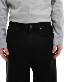 ONLY & SONS Carl Balloon Jean In Black For Men Black Denim -Modern Clothing Shop 207654935 5