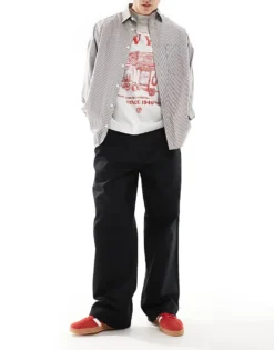 ONLY & SONS Baggy Chino In Black For Men -Modern Clothing Shop 207654937 1 black 1