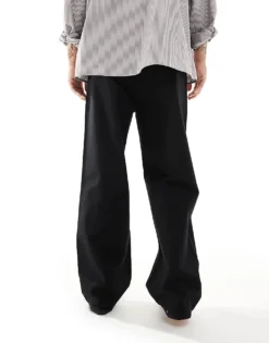 ONLY & SONS Baggy Chino In Black For Men -Modern Clothing Shop 207654937 3