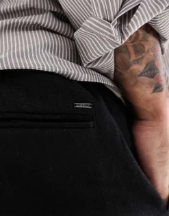 ONLY & SONS Baggy Chino In Black For Men -Modern Clothing Shop 207654937 5