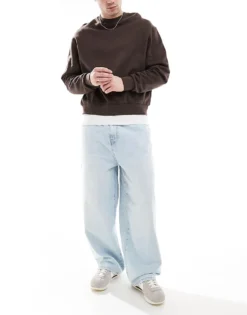 ONLY & SONS Carl Balloon Jean In Light Wash Blue For Men Light Blue Denim