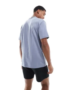 ONLY & SONS Relaxed Fit T-shirt In Washed Blue For Men Flint Stone -Modern Clothing Shop 207655108 4