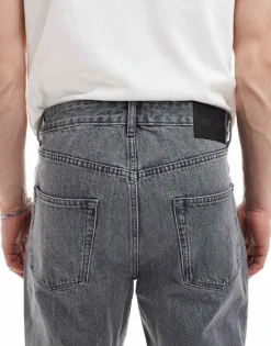 ONLY & SONS Tye Loose Tapered Jeans In Grey For Men Medium Grey Denim -Modern Clothing Shop 207655330 5