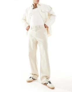 ONLY & SONS Baggy Chino In Ecru For Men Silver Lining -Modern Clothing Shop 207655379 1 silverlining 1