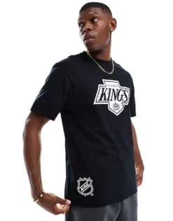 ONLY & SONS Relaxed Fit T-shirt With LA Kings Print In Black For Men
