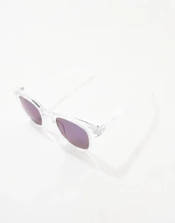 ONLY & SONS Sunglasses In Clear With Blue Tint For Men White -Modern Clothing Shop 207918307 3