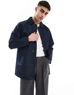 ONLY & SONS Lightweight Coat In Navy For Men Navy Blazer -Modern Clothing Shop 207921965 1 navyblazer 1
