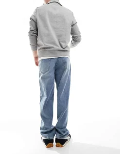 ONLY & SONS Baggy Fit Jeans In Light Blue Wash For Men -Modern Clothing Shop 208038738 3