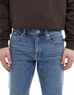 ONLY & SONS Regular Fit Jeans In Light Wash Blue For Men Light Blue Wash -Modern Clothing Shop 208038757 4