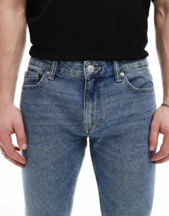 ONLY & SONS Skinny Fit Jeans In Light Blue Wash For Men -Modern Clothing Shop 208038791 4